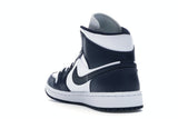 Air Jordan 1 Mid White Metallic Gold Obsidian