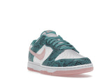 Nike Dunk Low Snakeskin Washed Teal Bleached Coral