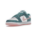 Nike Dunk Low Snakeskin Washed Teal Bleached Coral