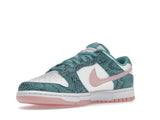 Nike Dunk Low Snakeskin Washed Teal Bleached Coral