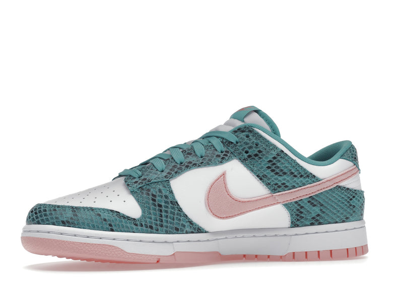 Nike Dunk Low Snakeskin Washed Teal Bleached Coral