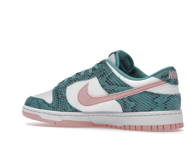 Nike Dunk Low Snakeskin Washed Teal Bleached Coral