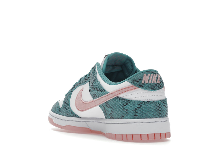 Nike Dunk Low Snakeskin Washed Teal Bleached Coral