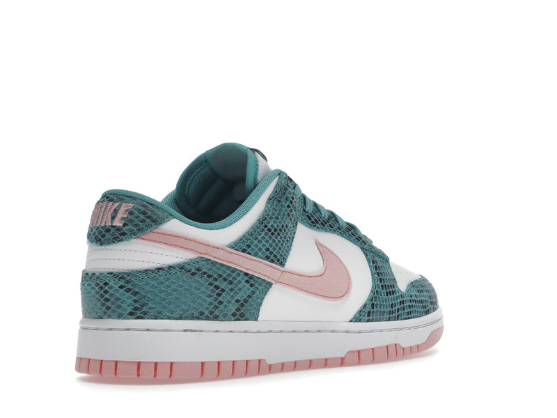 Nike Dunk Low Snakeskin Washed Teal Bleached Coral